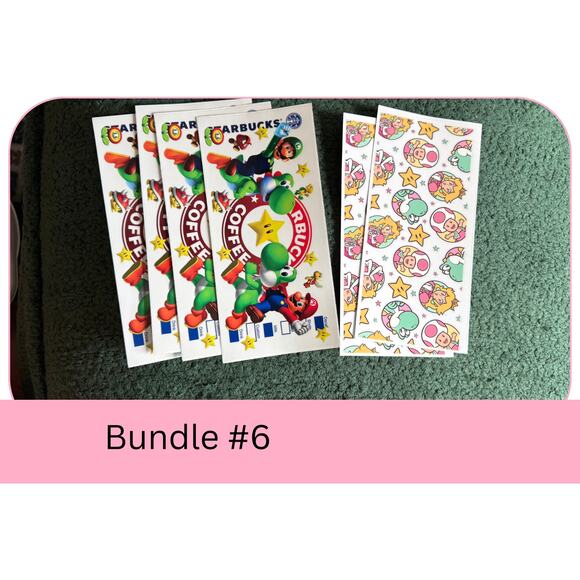 UVDTF Decals and Wraps Bundle #6 Mario - Picture 1 of 1